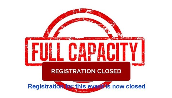 Full capacity: registration for this event is now closed